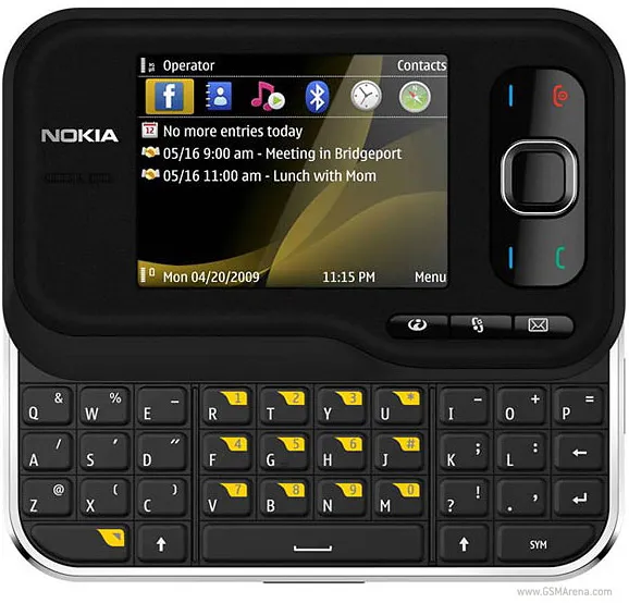 6760 slide - Nokia smartphone