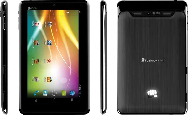 Funbook 3G P600 - Micromax smartphone