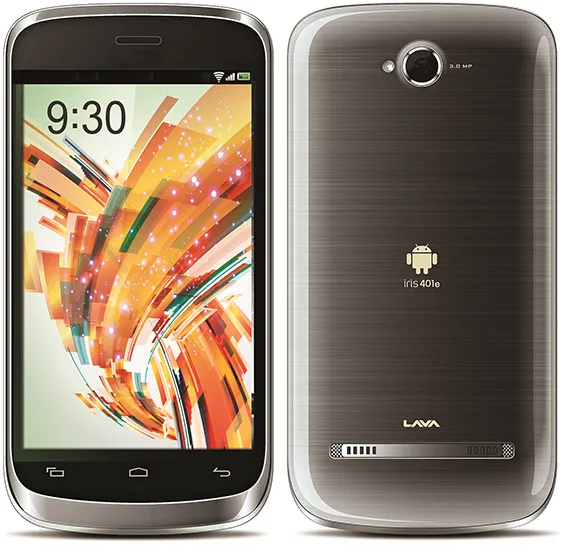 Iris 401e - Lava smartphone
