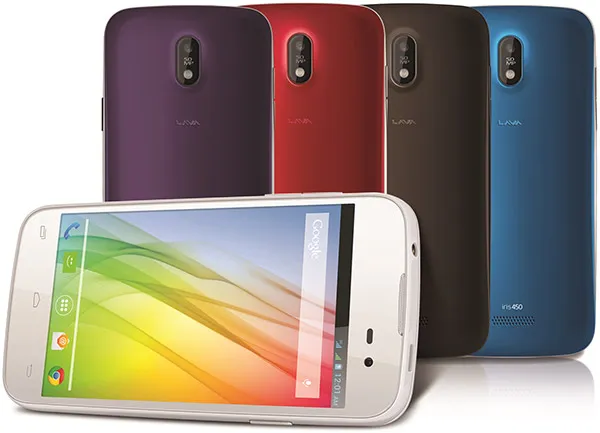 Iris 450 Colour - Lava smartphone